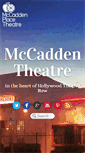 Mobile Screenshot of mccaddentheatre.com